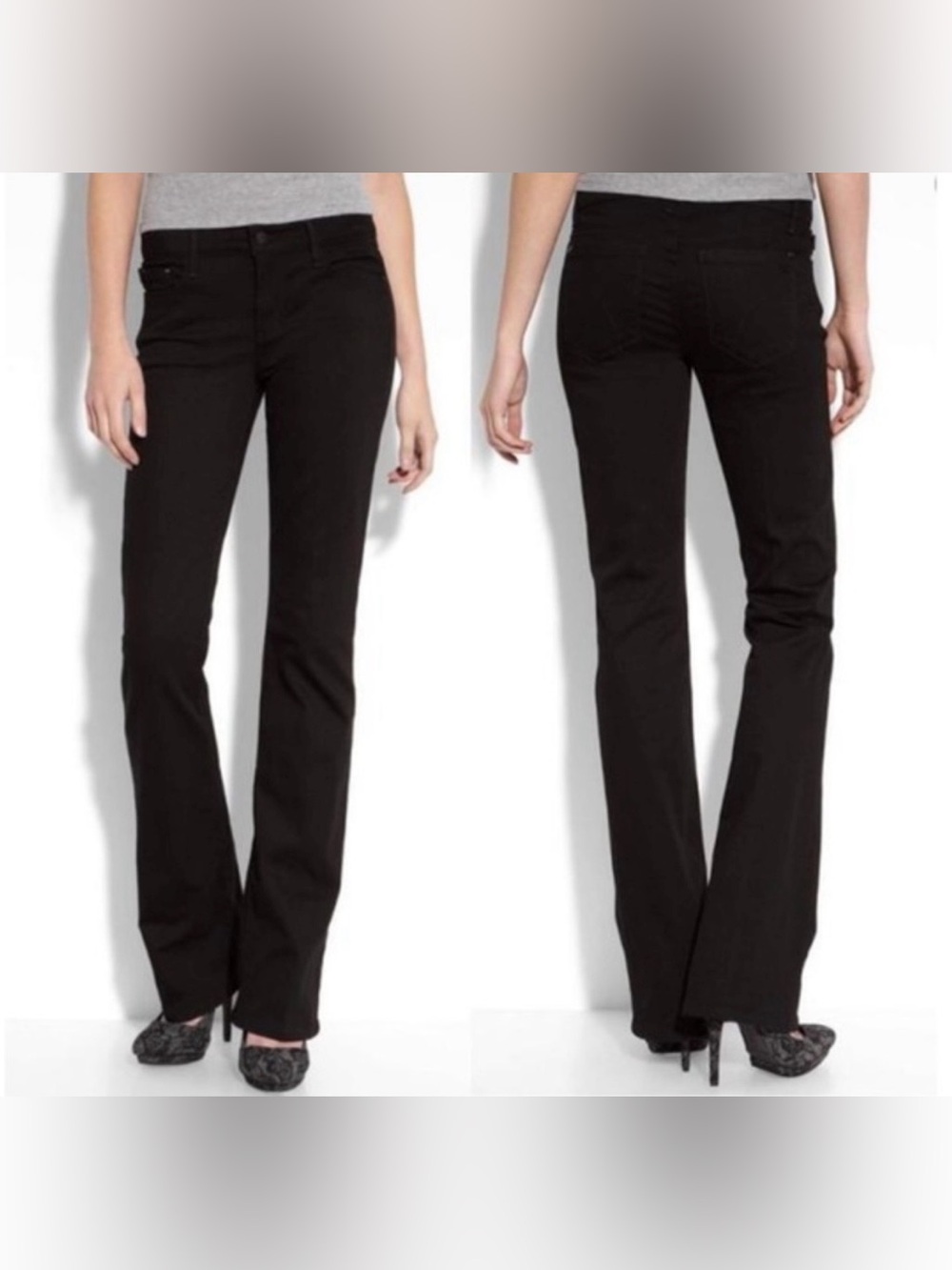 Joe’s Jeans Muse Denim Bootcut Jeans in Black Noir Size 29